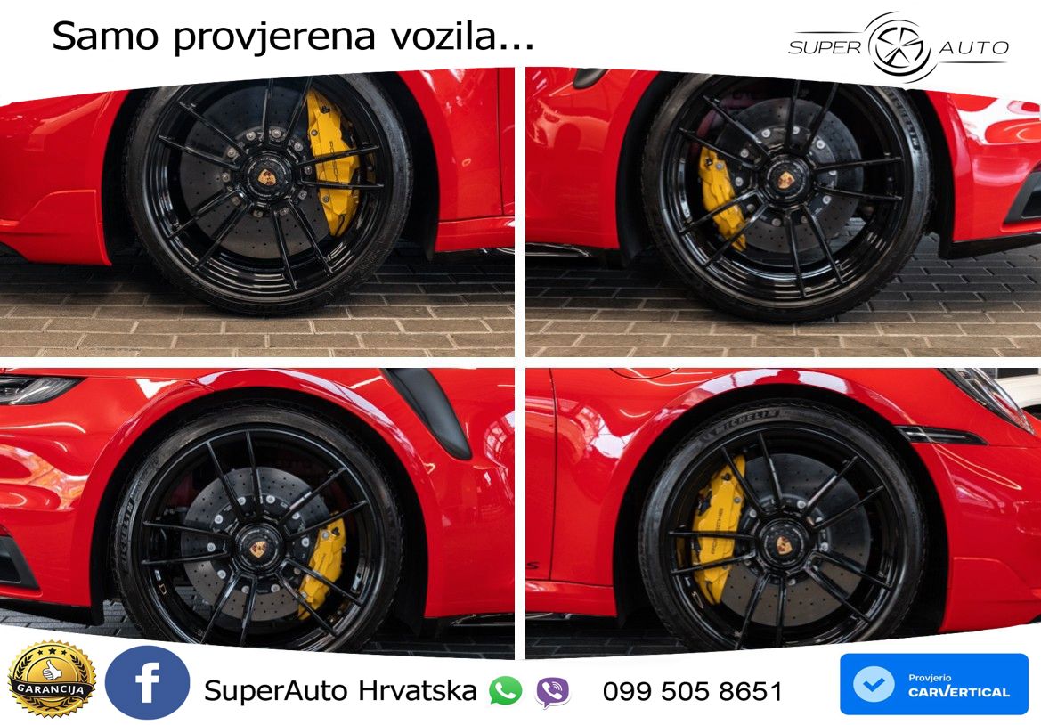 Porsche 911 Turbo S 3.8 (650 KS) PDK ZRAČNI+ACC+GR SJED+KAM+PANO