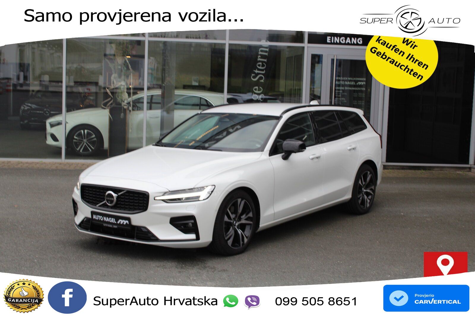Volvo V60 2.0 B4 Benzin DCT LED+GR SJED+ACC