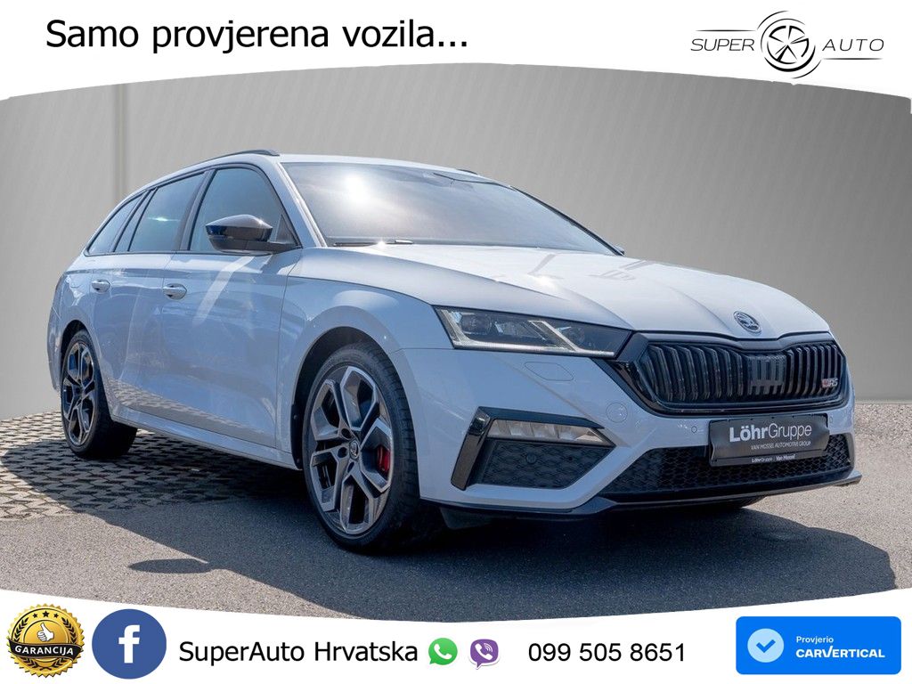 Škoda Octavia Combi RS 2.0 TDI (200 KS) DSG MATRIX+GR SJED+KAM