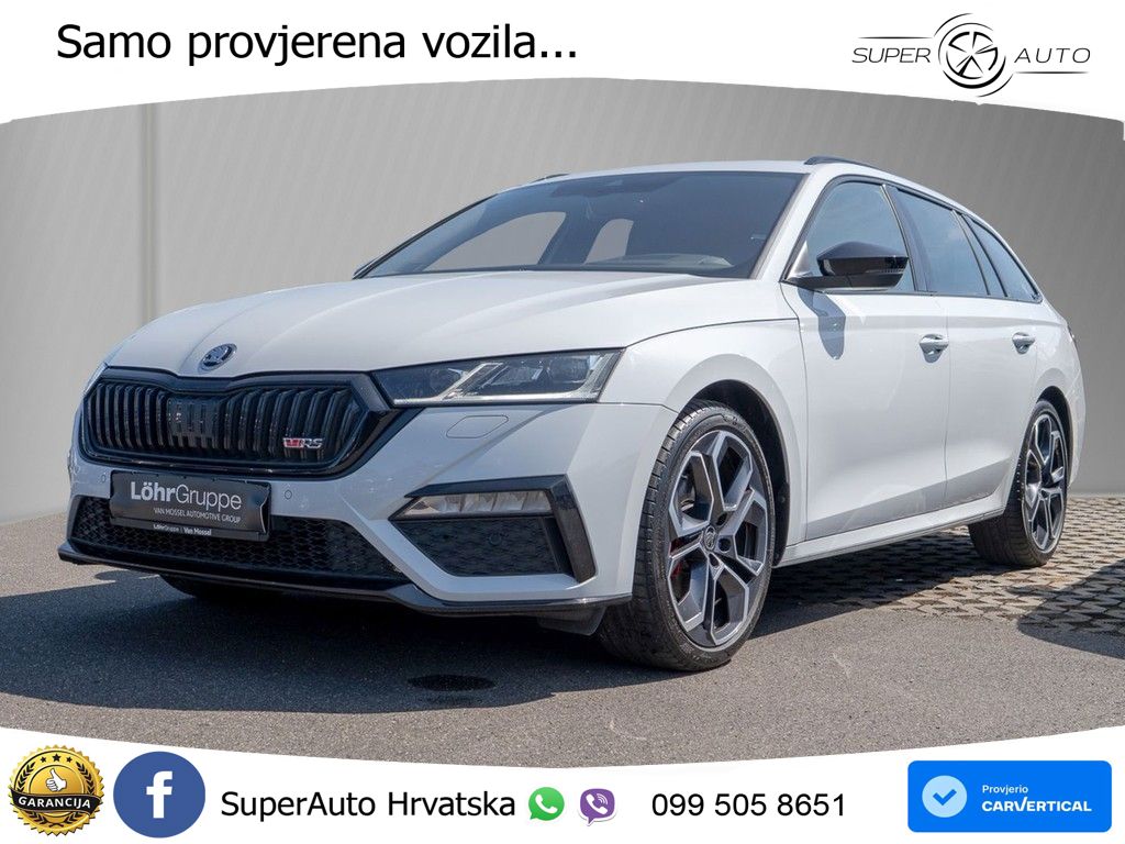 Škoda Octavia Combi RS 2.0 TDI (200 KS) DSG MATRIX+GR SJED+KAM