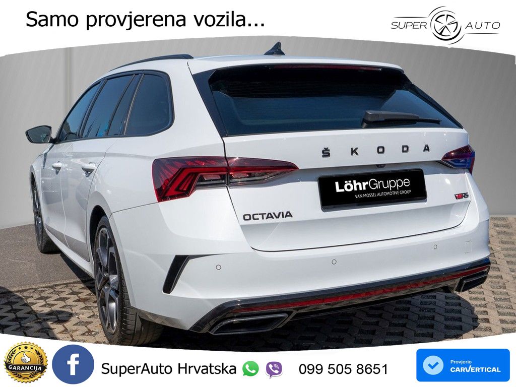 Škoda Octavia Combi RS 2.0 TDI (200 KS) DSG MATRIX+GR SJED+KAM