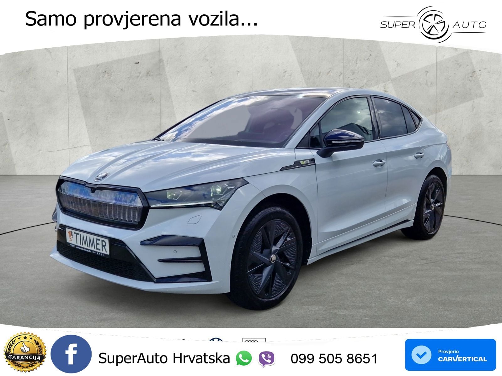 Škoda Enyaq iV RS 82 kWh (340 KS) AWD LED+GR SJED+ACC