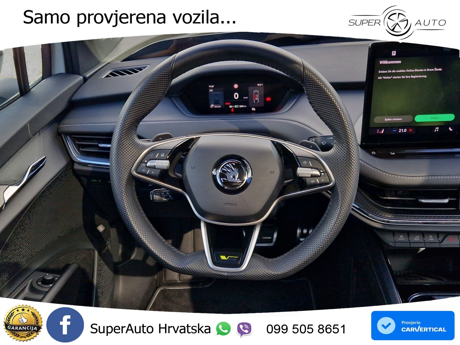Škoda Enyaq iV RS 82 kWh (340 KS) AWD LED+GR SJED+ACC