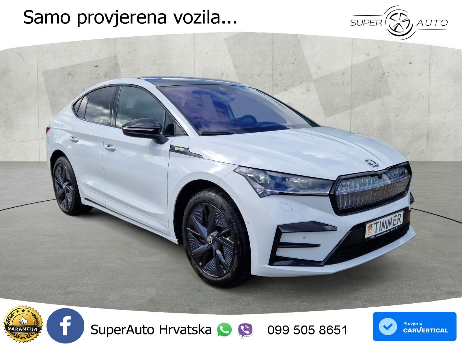 Škoda Enyaq iV RS 82 kWh (340 KS) AWD LED+GR SJED+ACC