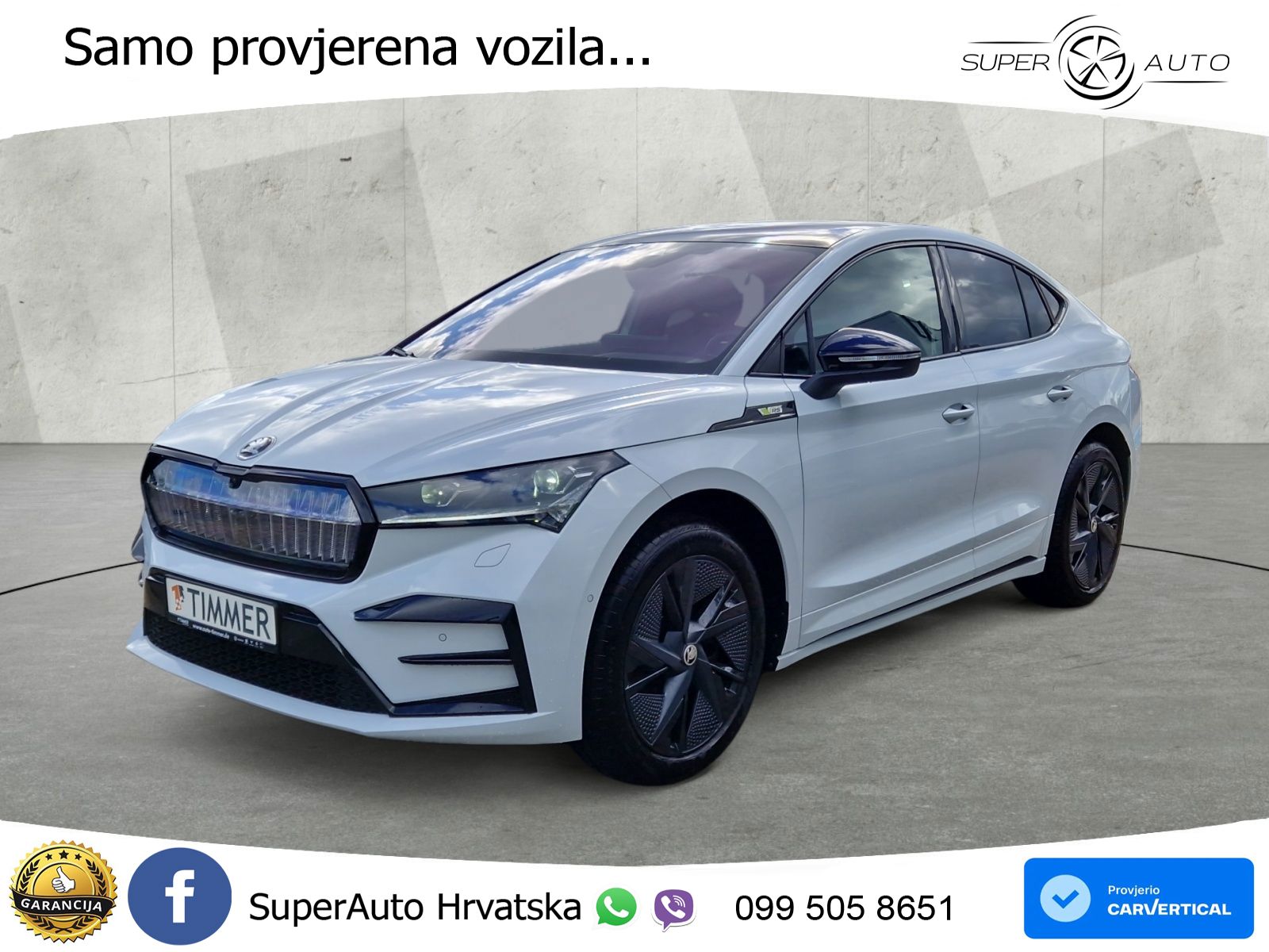 Škoda Enyaq iV RS 82 kWh (340 KS) AWD LED+GR SJED+ACC