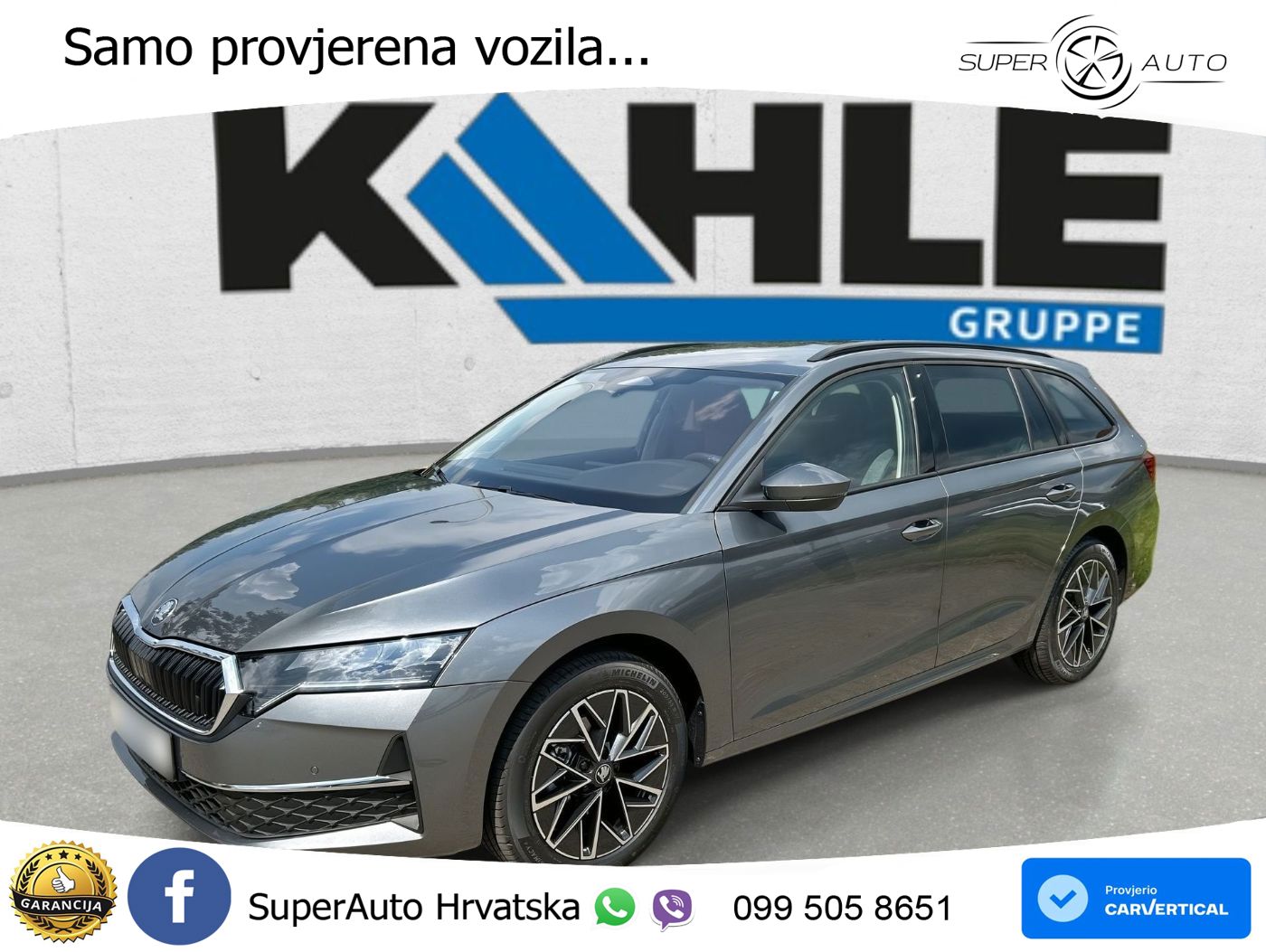 Škoda Octavia Combi 2.0 TDI (150 KS) DSG LED+GR SJED+ACC