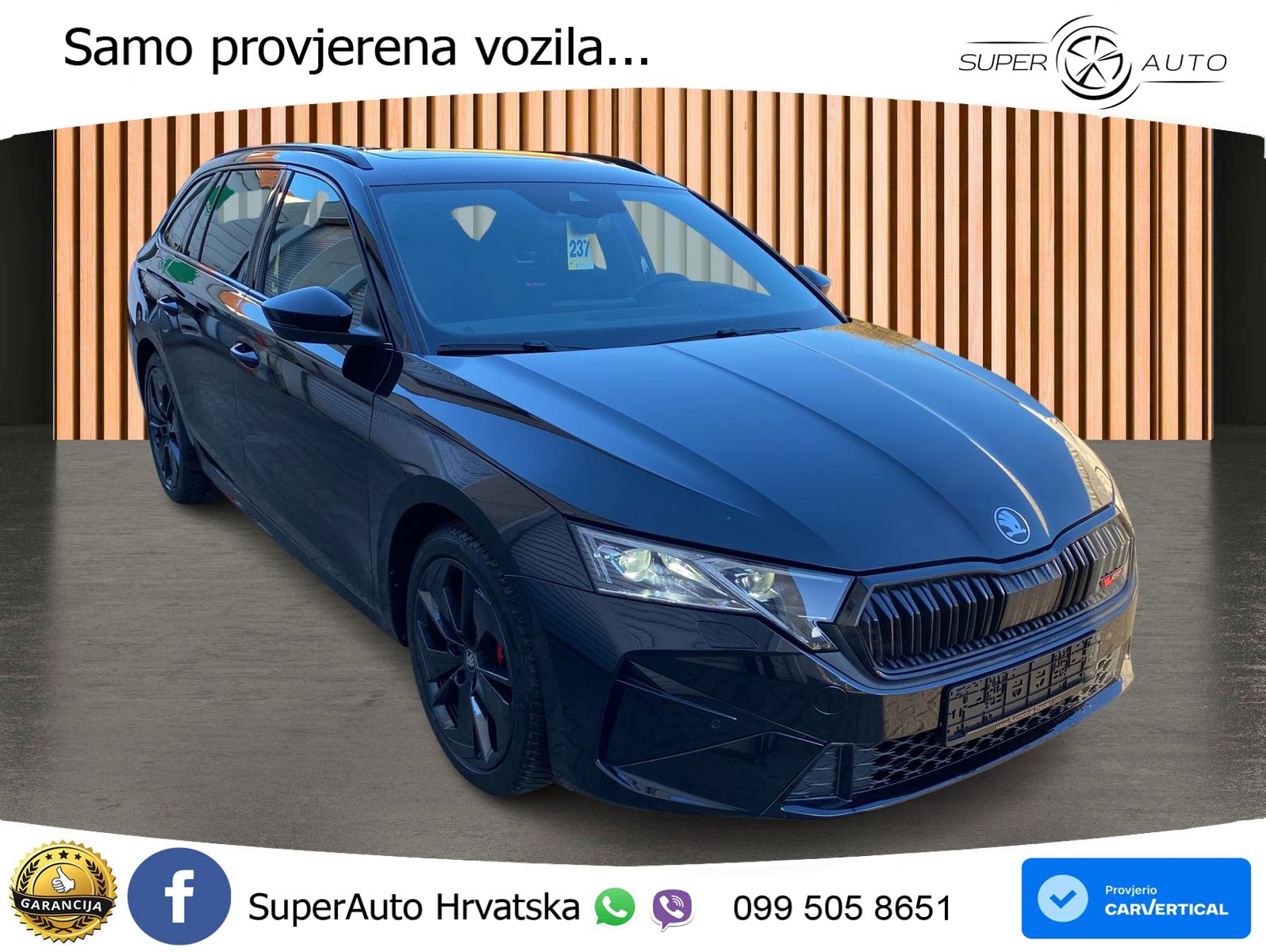 Škoda Octavia Combi RS 2.0 TSI (265 KS) DSG MATRIX+GR SJED+KAM