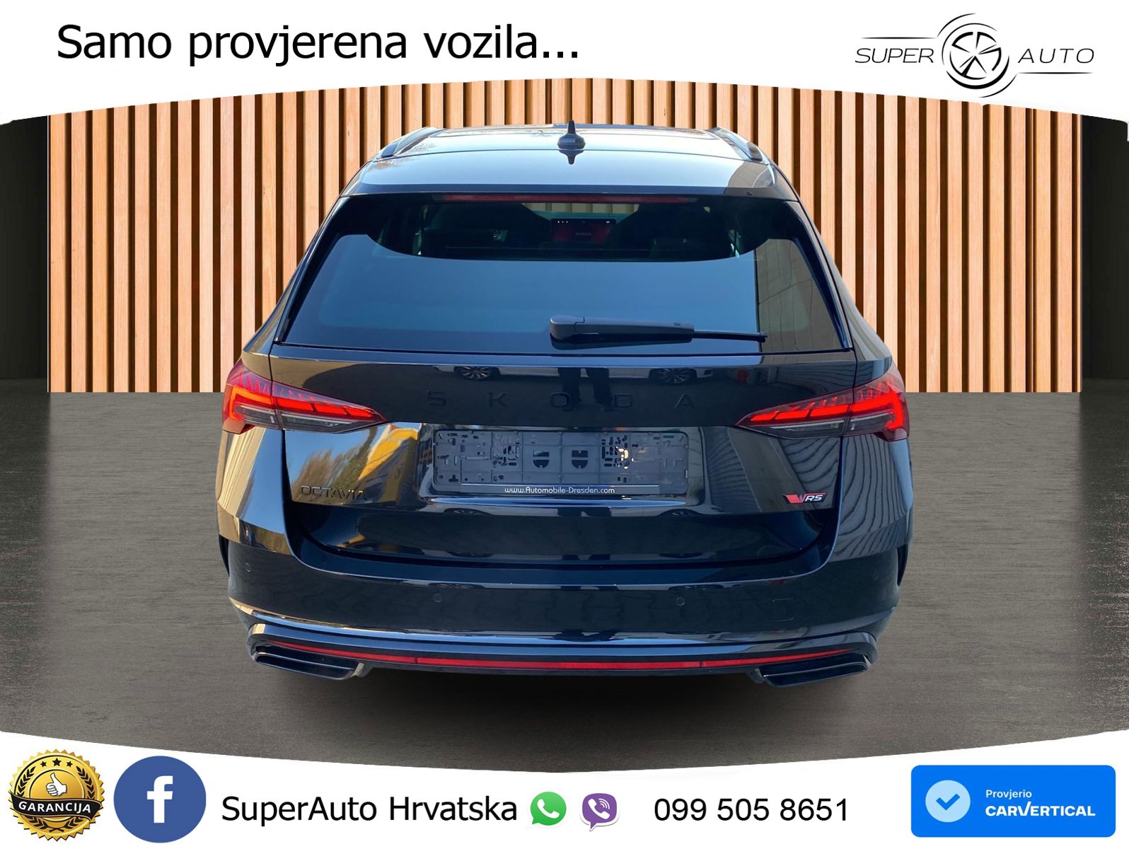 Škoda Octavia Combi RS 2.0 TSI (265 KS) DSG MATRIX+GR SJED+KAM