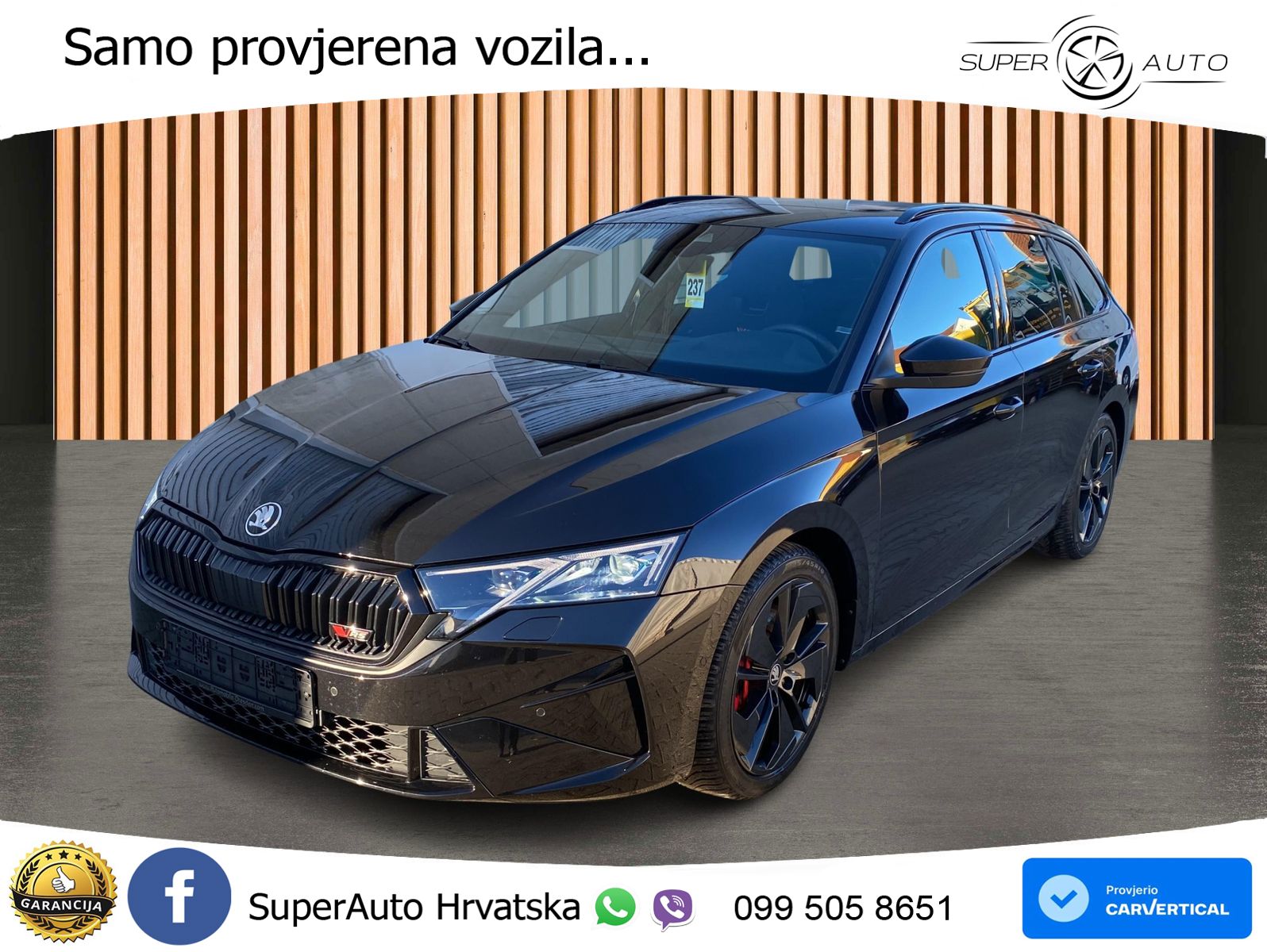 Škoda Octavia Combi RS 2.0 TSI (265 KS) DSG MATRIX+GR SJED+KAM