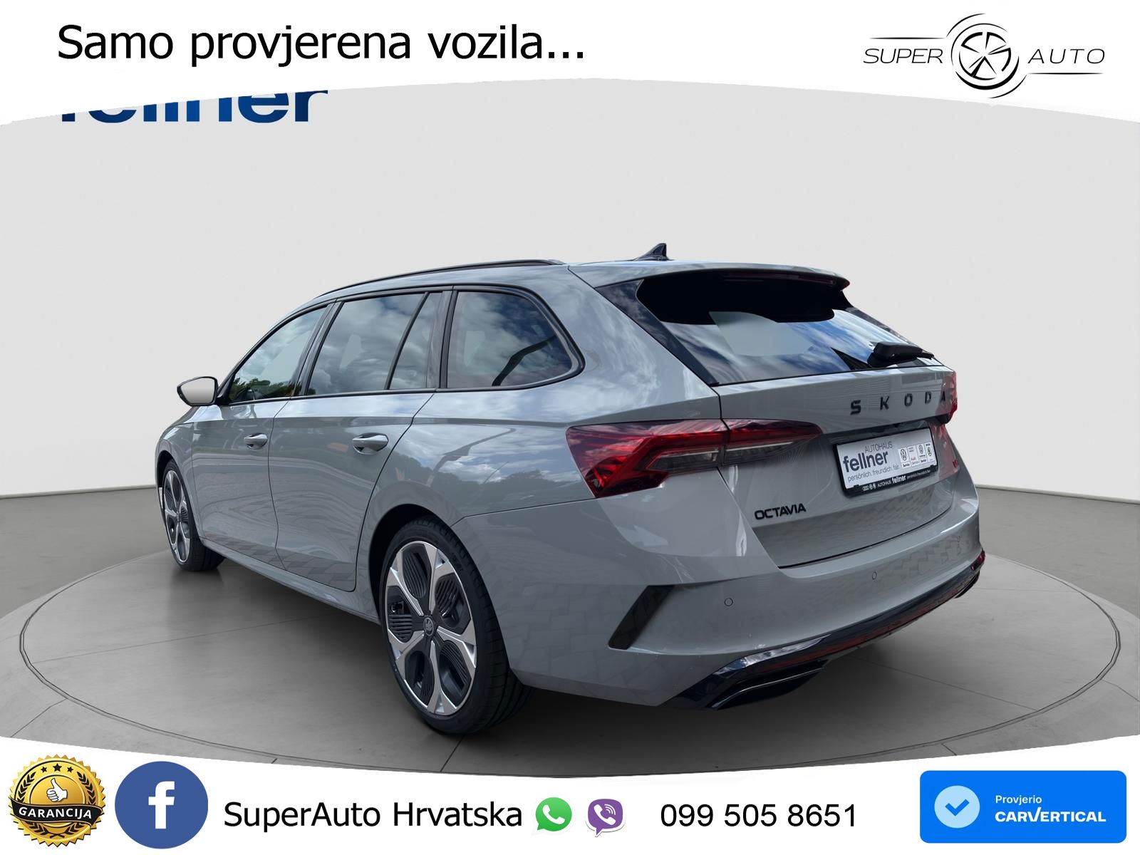 Škoda Octavia Combi RS 2.0 TSI (265 KS) DSG LED+GR SJED+ACC
