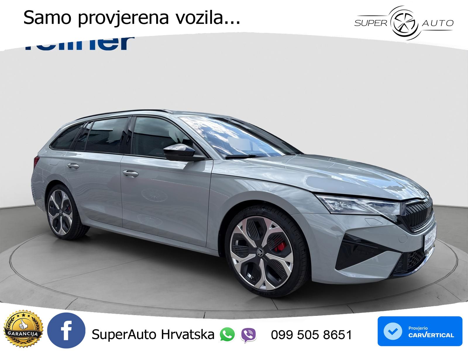Škoda Octavia Combi RS 2.0 TSI (265 KS) DSG LED+GR SJED+ACC
