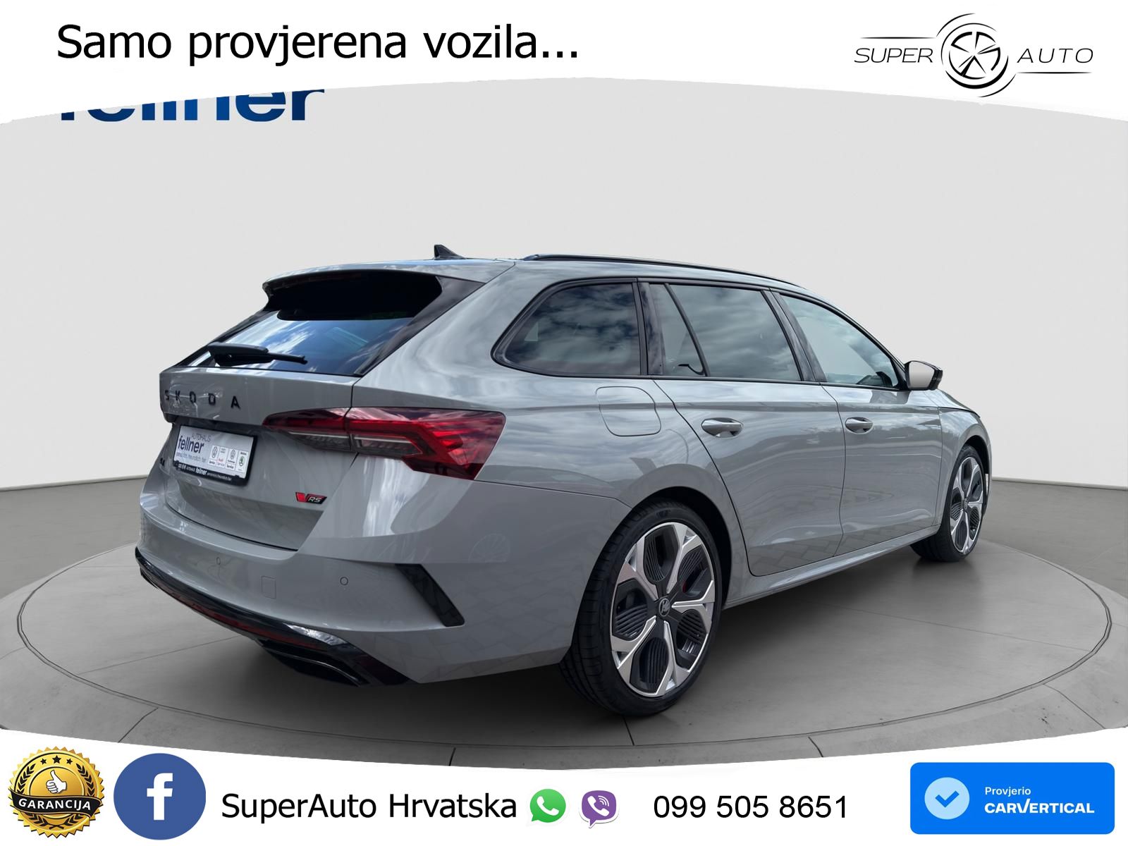 Škoda Octavia Combi RS 2.0 TSI (265 KS) DSG LED+GR SJED+ACC