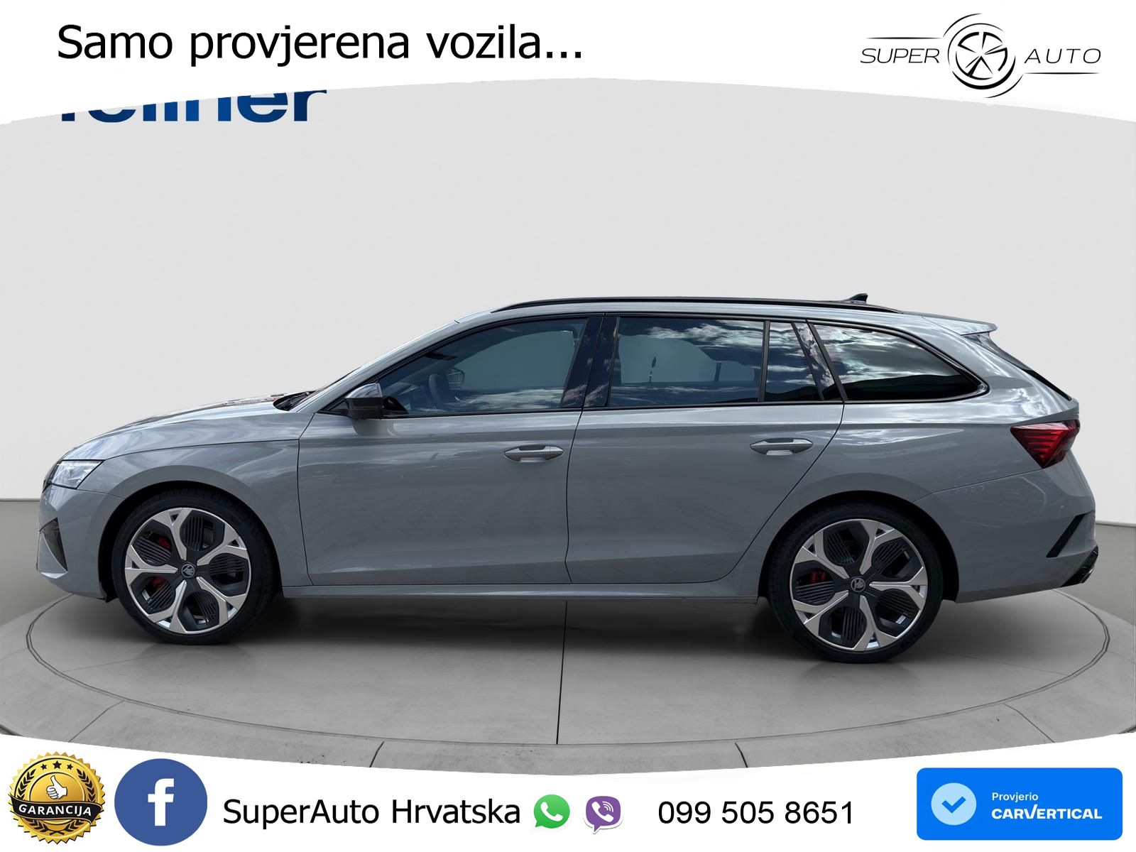 Škoda Octavia Combi RS 2.0 TSI (265 KS) DSG LED+GR SJED+ACC