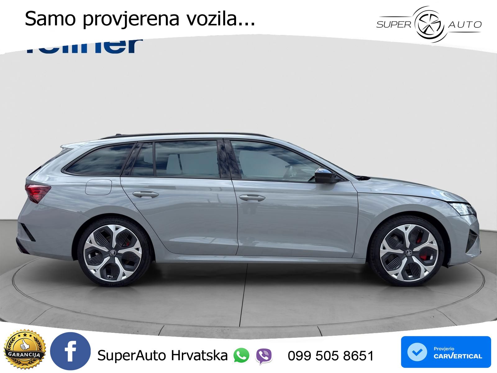 Škoda Octavia Combi RS 2.0 TSI (265 KS) DSG LED+GR SJED+ACC