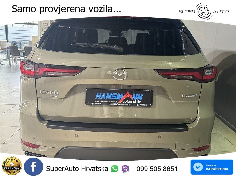 Mazda CX-60 2.5 e-Skyactiv (328 KS) AWD Automatic MATRIX+GR SJED+KAM