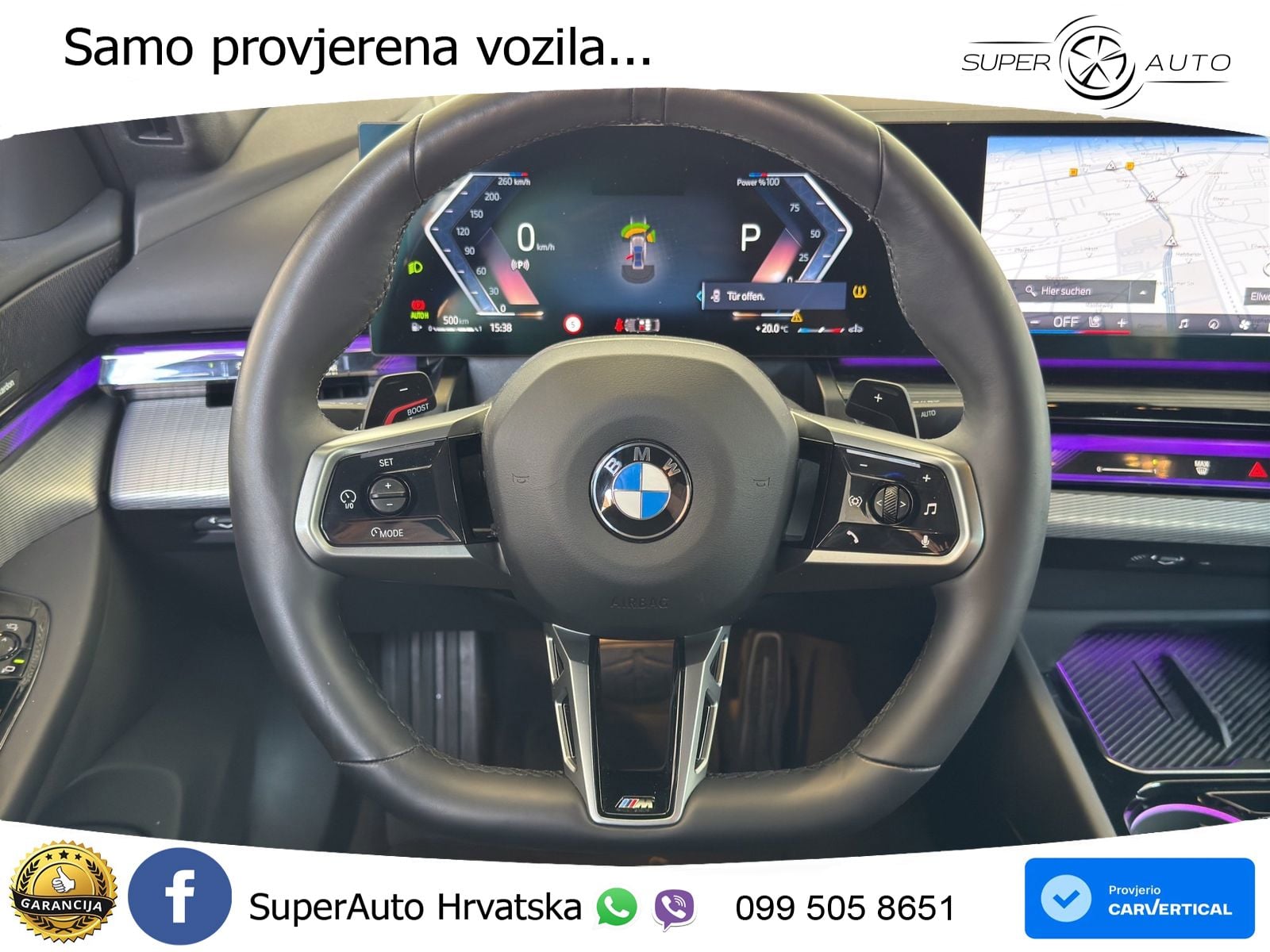 BMW 520i (208 KS) Steptronic M Sport LED+GR SJED+ACC