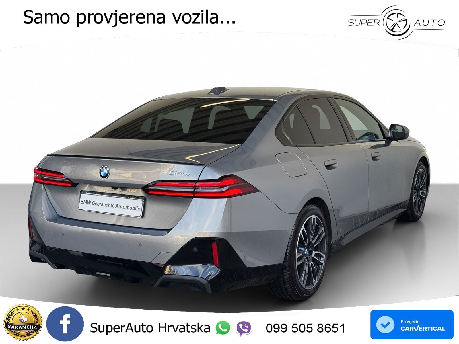BMW 520i (208 KS) Steptronic M Sport LED+GR SJED+ACC