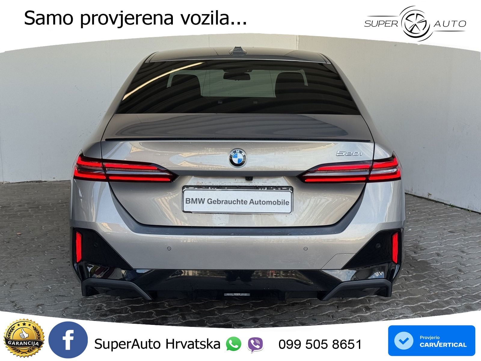 BMW 520i (208 KS) Steptronic M Sport LED+GR SJED+ACC