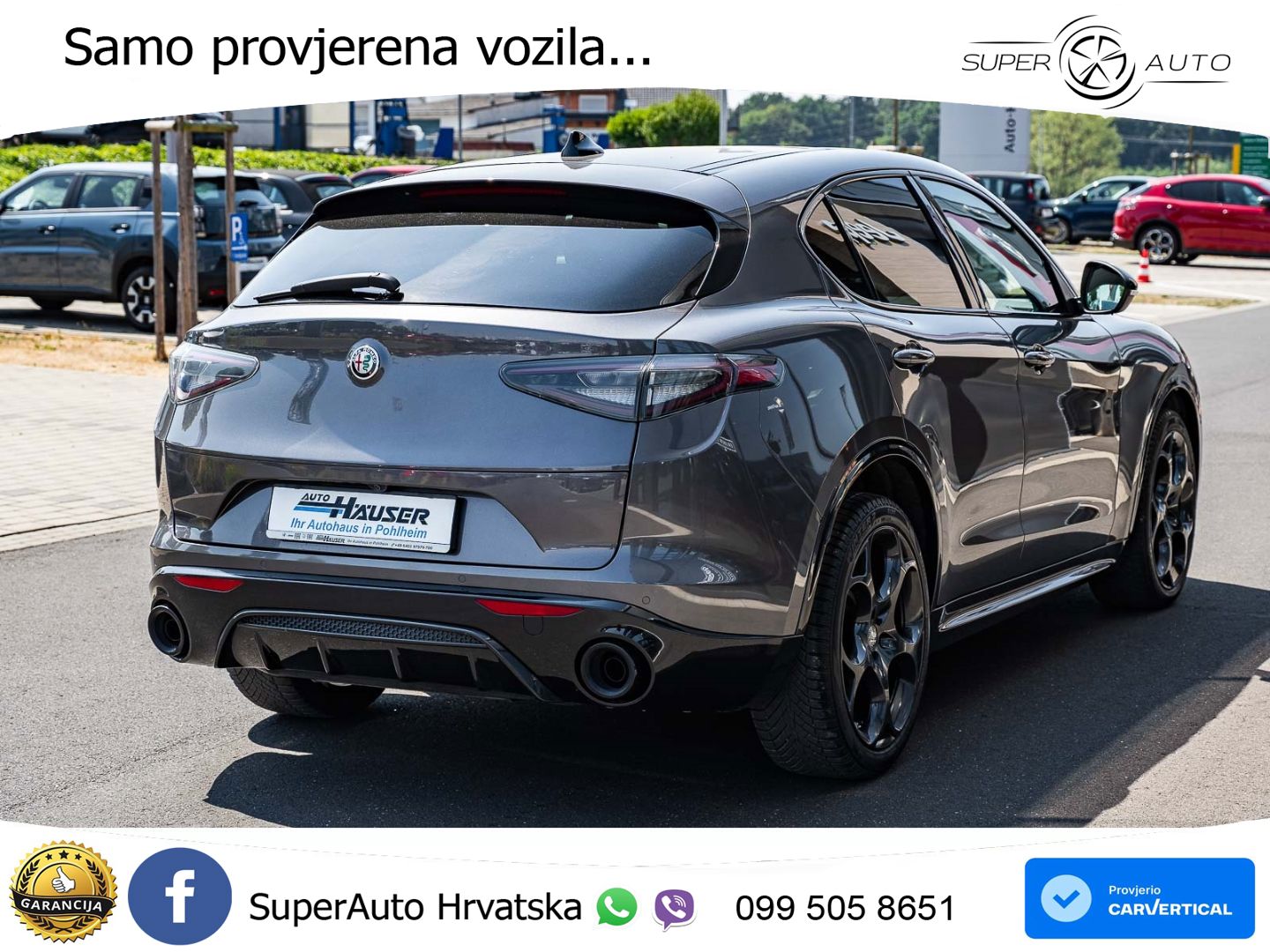 Alfa Romeo Stelvio 2.0 Turbo (280 KS) Q4 Automatic LED+GR SJED+ACC