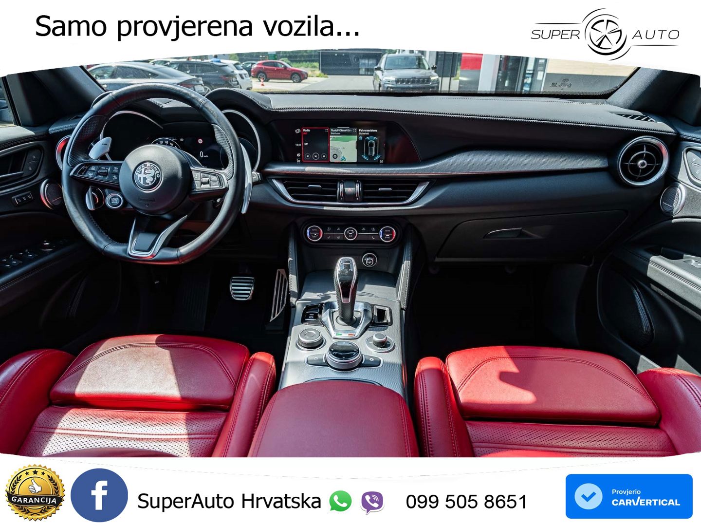 Alfa Romeo Stelvio 2.0 Turbo (280 KS) Q4 Automatic LED+GR SJED+ACC