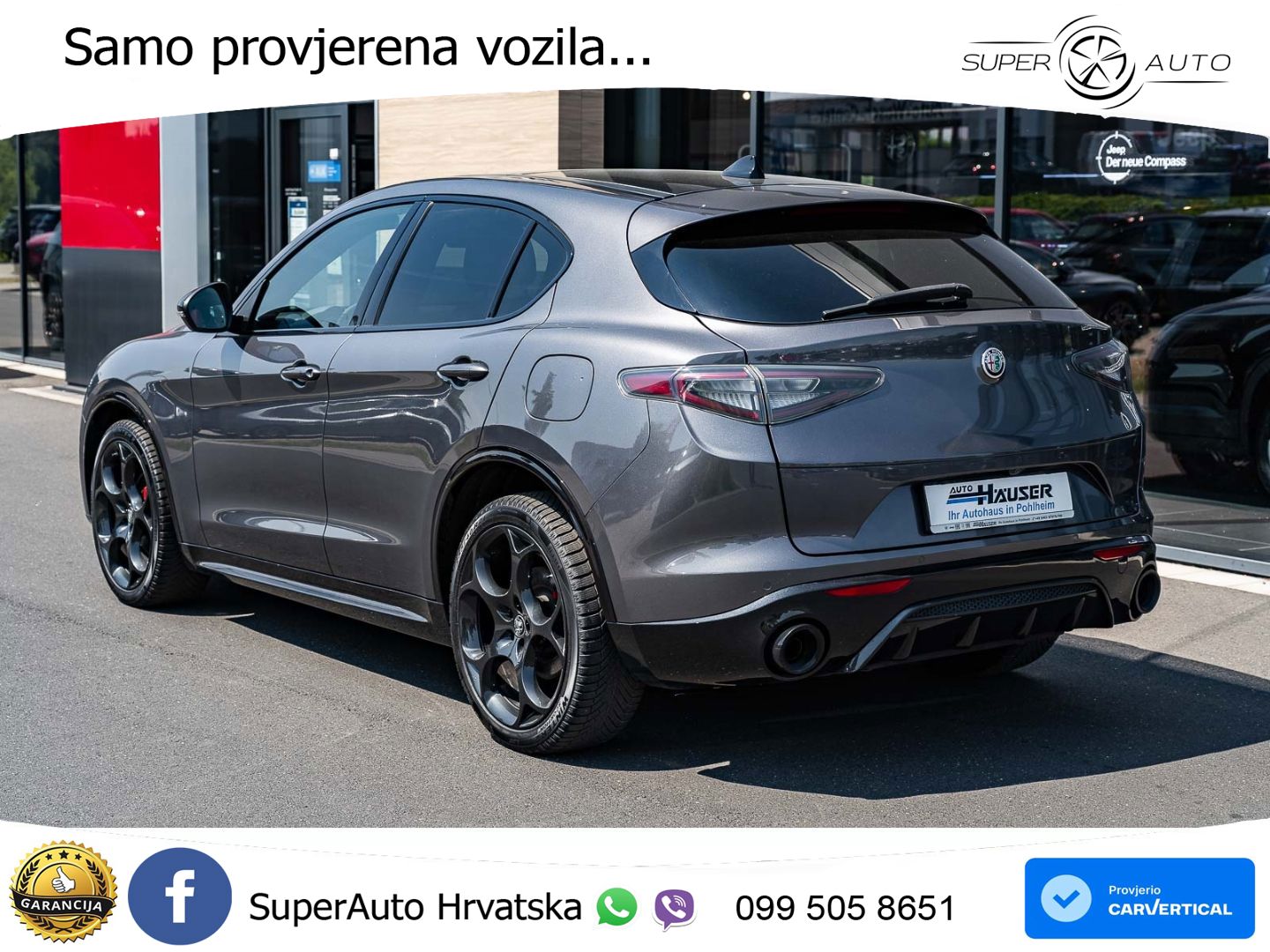 Alfa Romeo Stelvio 2.0 Turbo (280 KS) Q4 Automatic LED+GR SJED+ACC