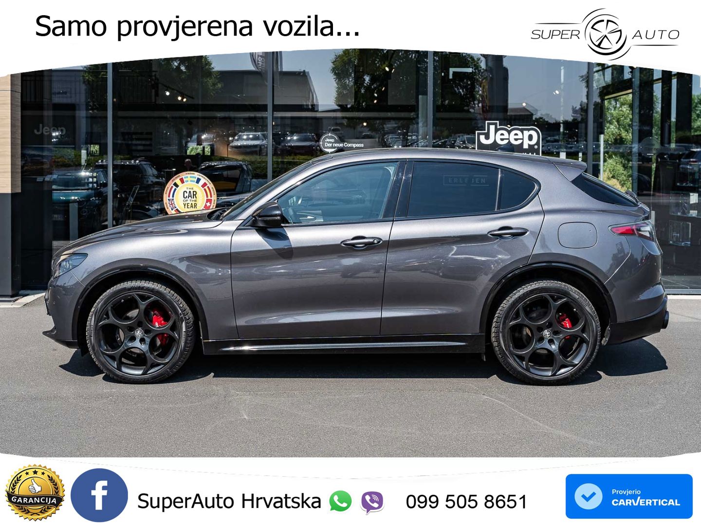 Alfa Romeo Stelvio 2.0 Turbo (280 KS) Q4 Automatic LED+GR SJED+ACC