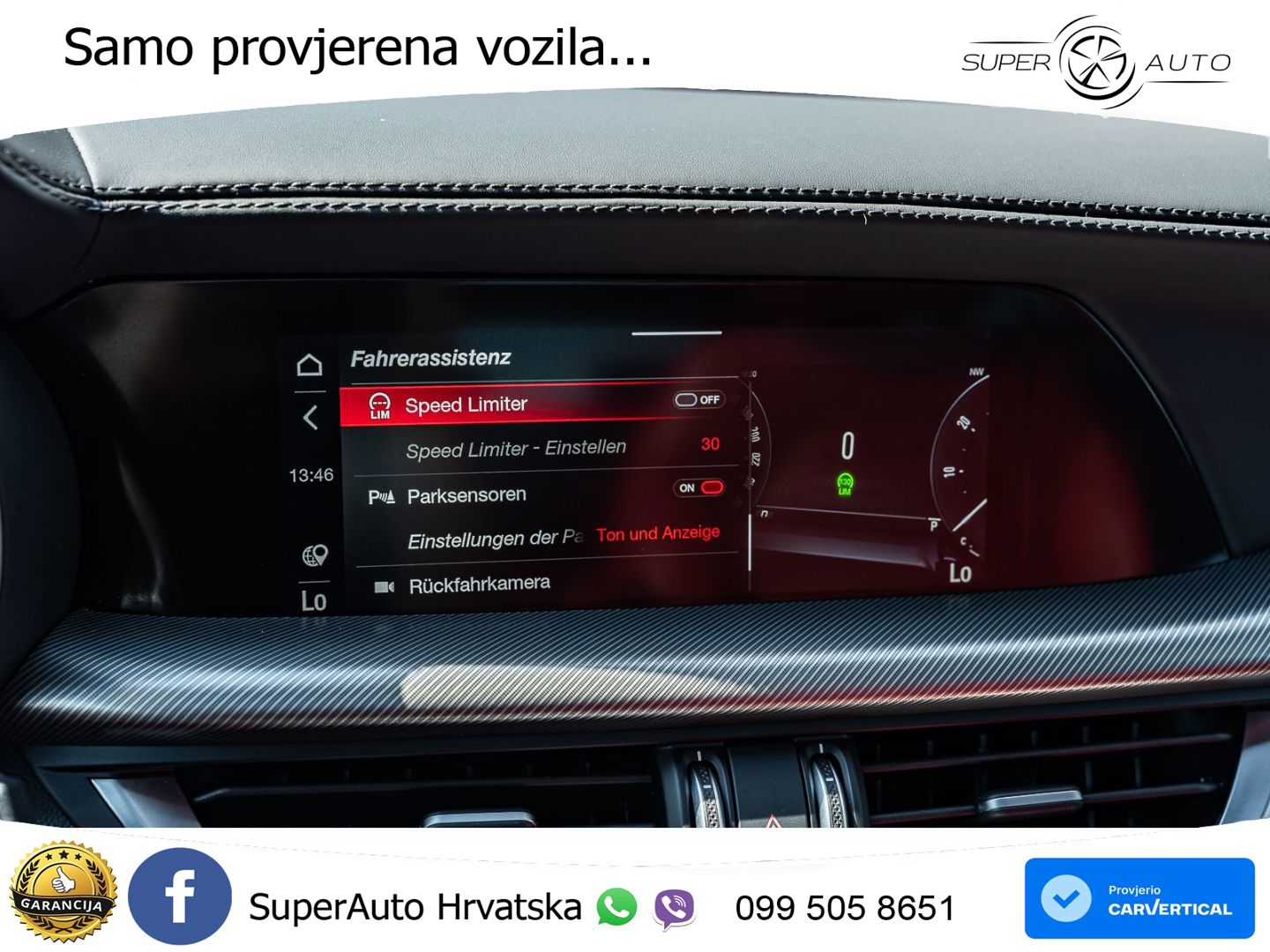 Alfa Romeo Stelvio 2.0 Turbo (280 KS) Q4 Automatic LED+GR SJED+ACC