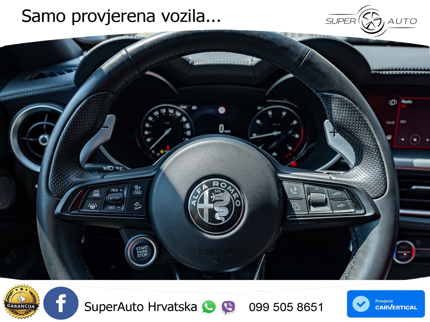 Alfa Romeo Stelvio 2.0 Turbo (280 KS) Q4 Automatic LED+GR SJED+ACC