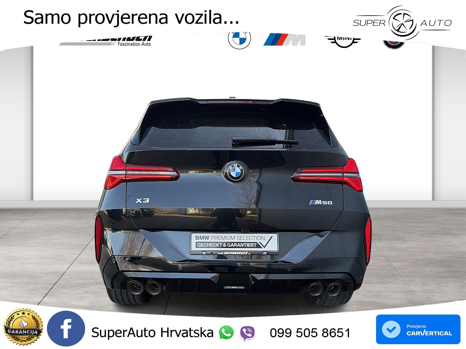 BMW X3 M50 xDrive Steptronic ACC+GR SJED+360+PANO