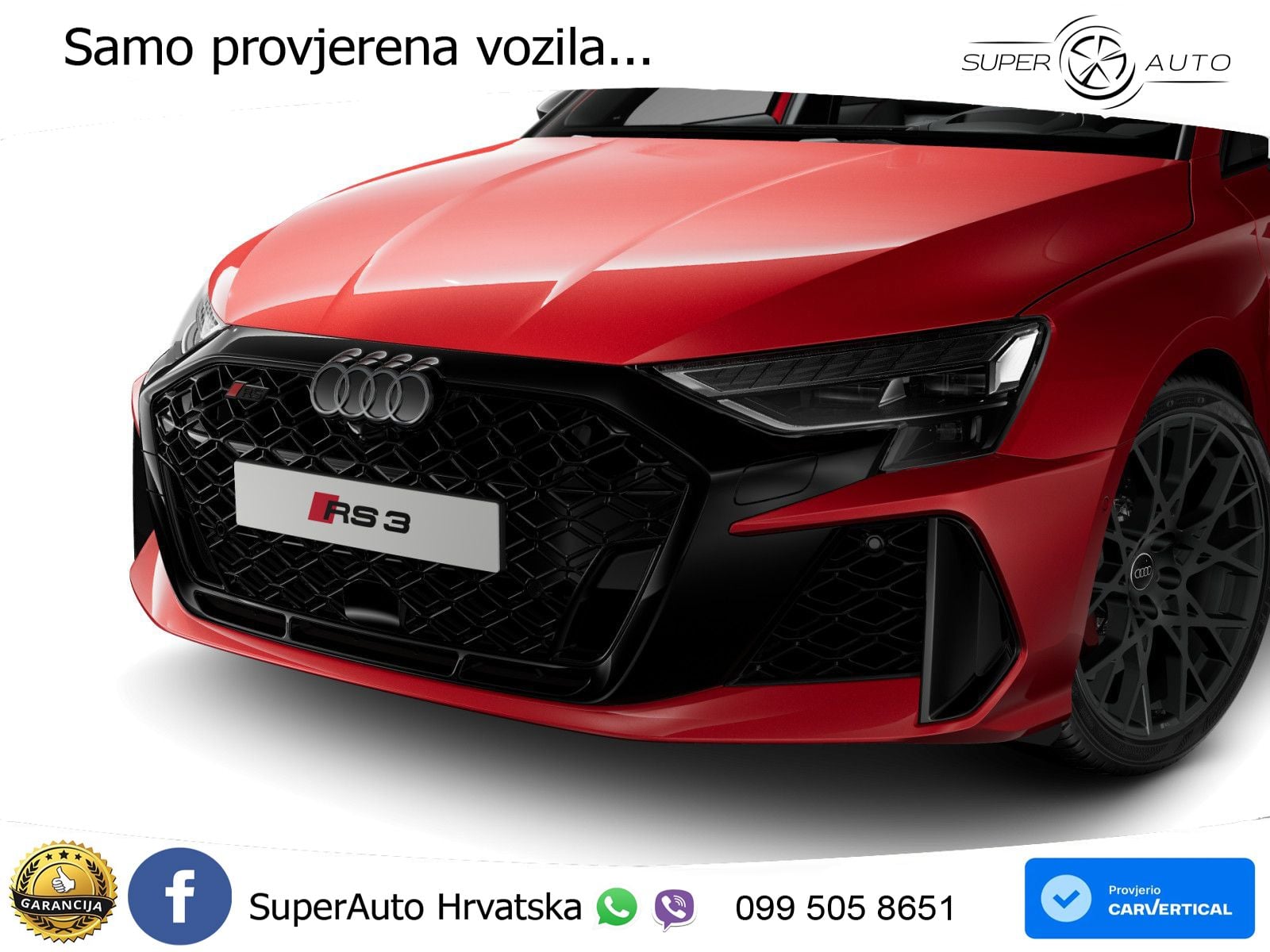Audi RS3 Sedan 2.5 TFSI (400 KS) quattro S tronic LED+GR SJED+ACC