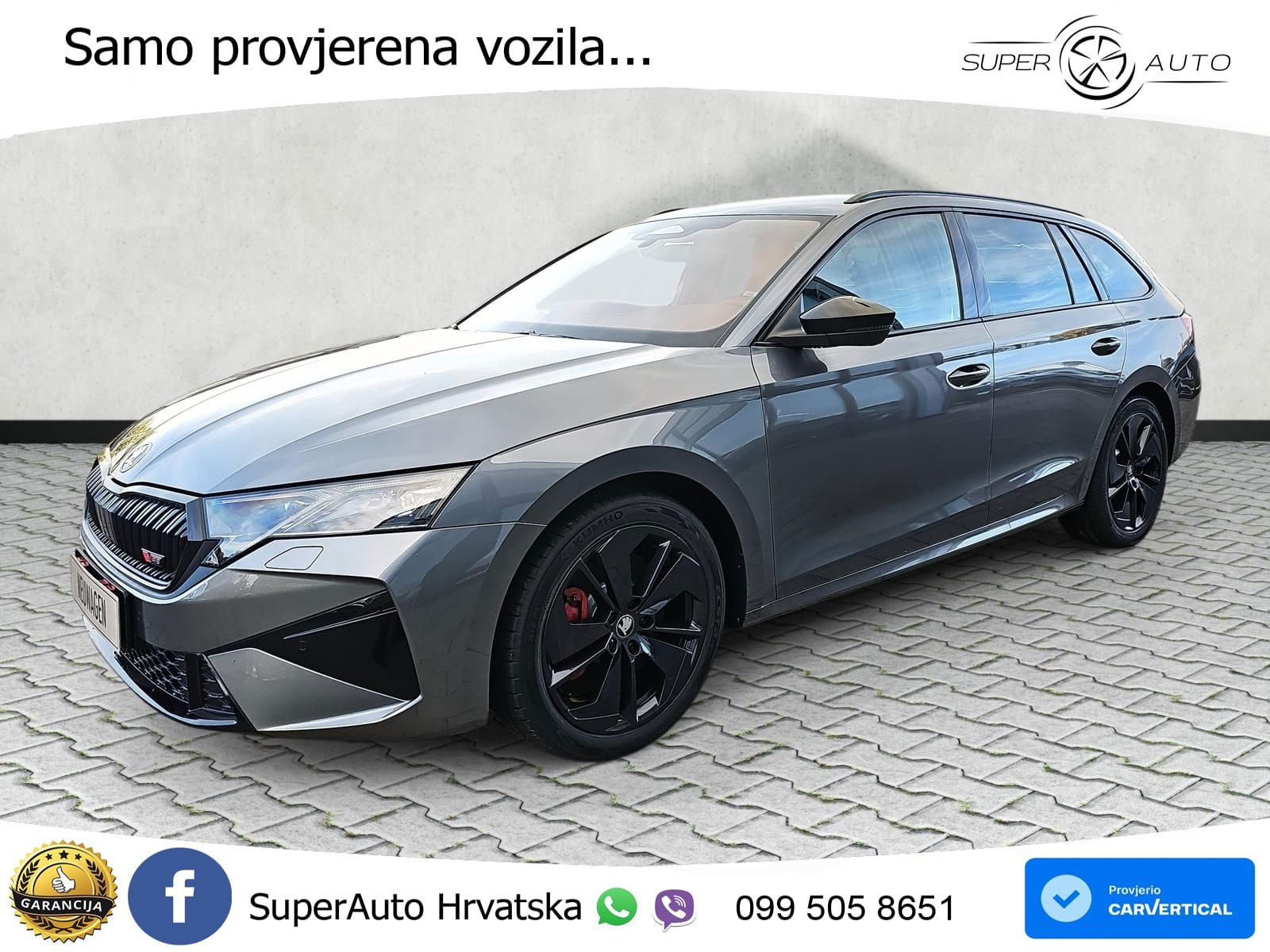 Škoda Octavia Combi RS 2.0 TSI (265 KS) DSG MATRIX+GR SJED+KAM