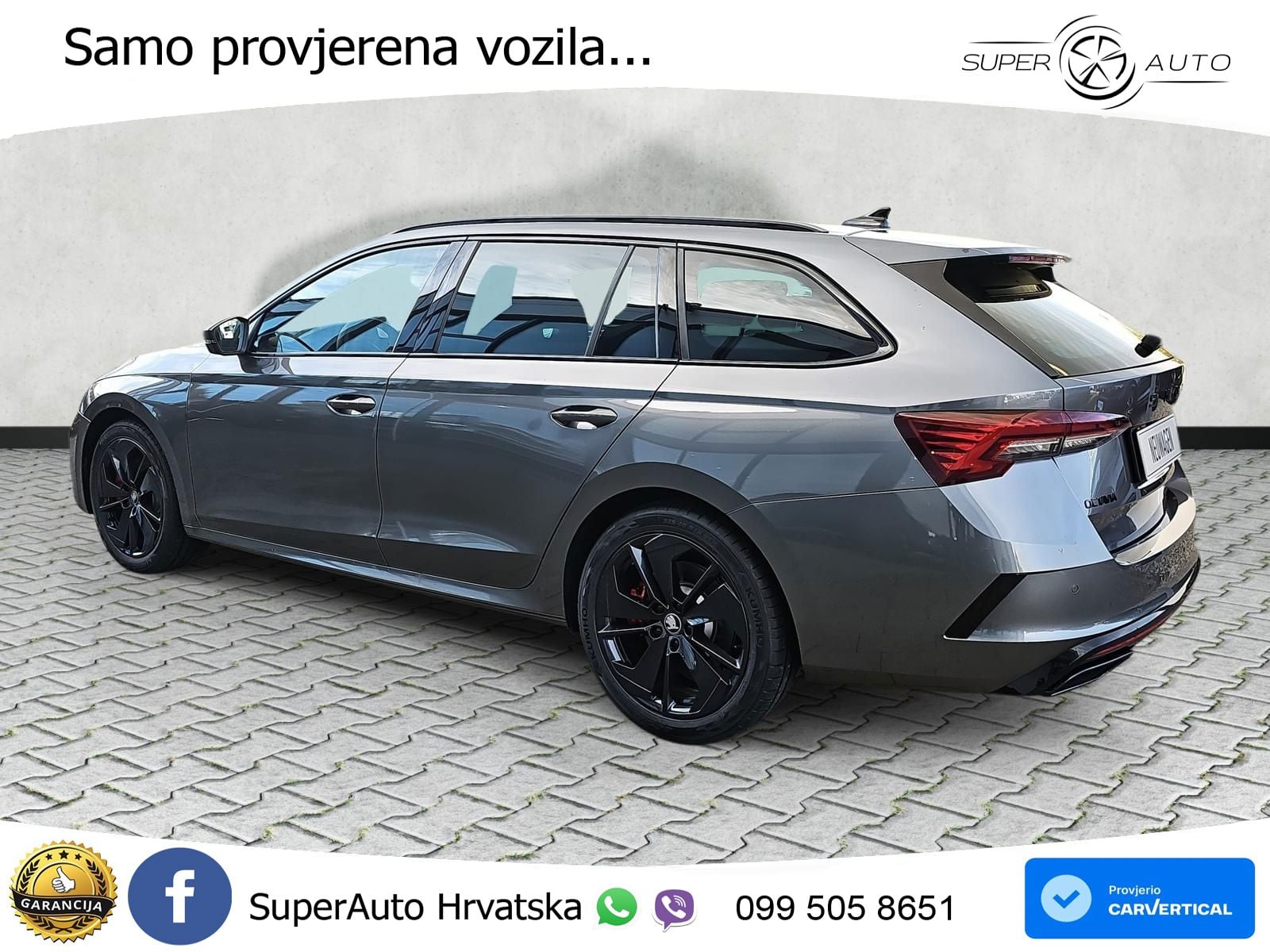 Škoda Octavia Combi RS 2.0 TSI (265 KS) DSG MATRIX+GR SJED+KAM