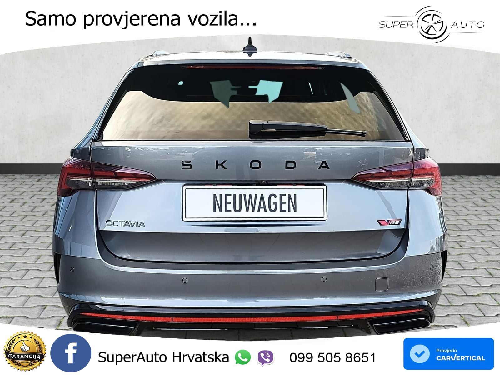 Škoda Octavia Combi RS 2.0 TSI (265 KS) DSG MATRIX+GR SJED+KAM