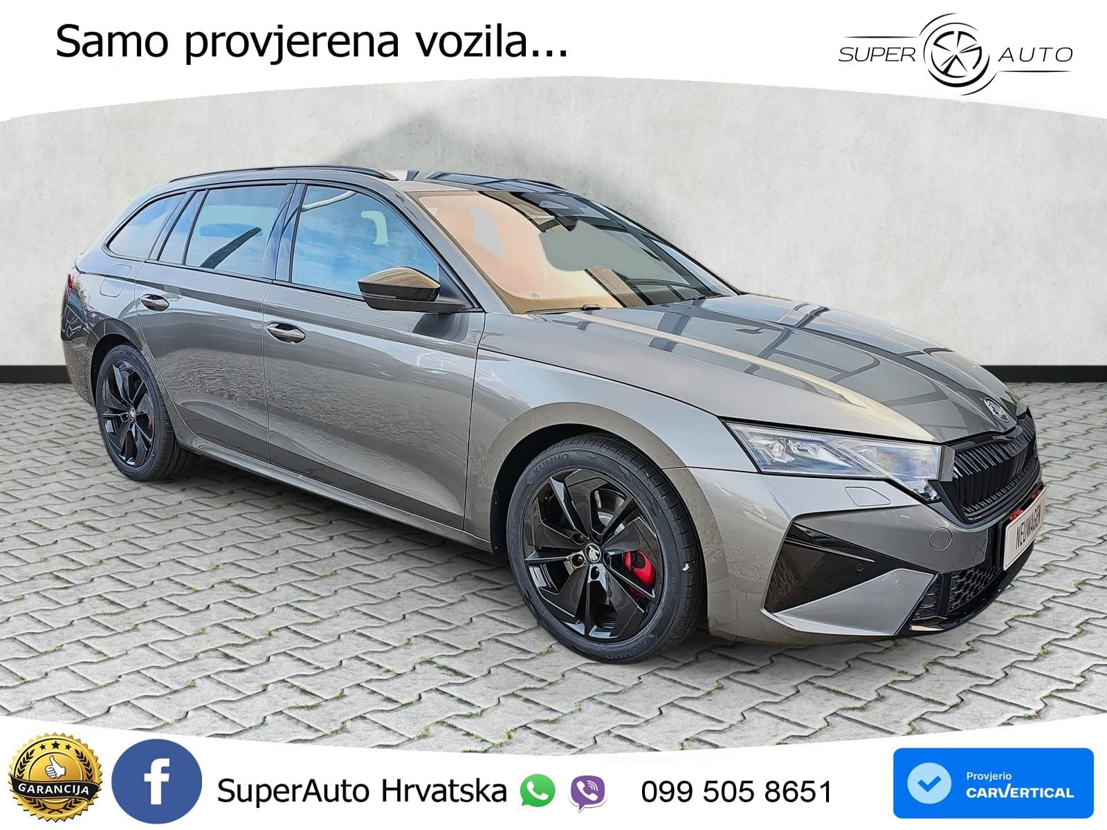 Škoda Octavia Combi RS 2.0 TSI (265 KS) DSG MATRIX+GR SJED+KAM