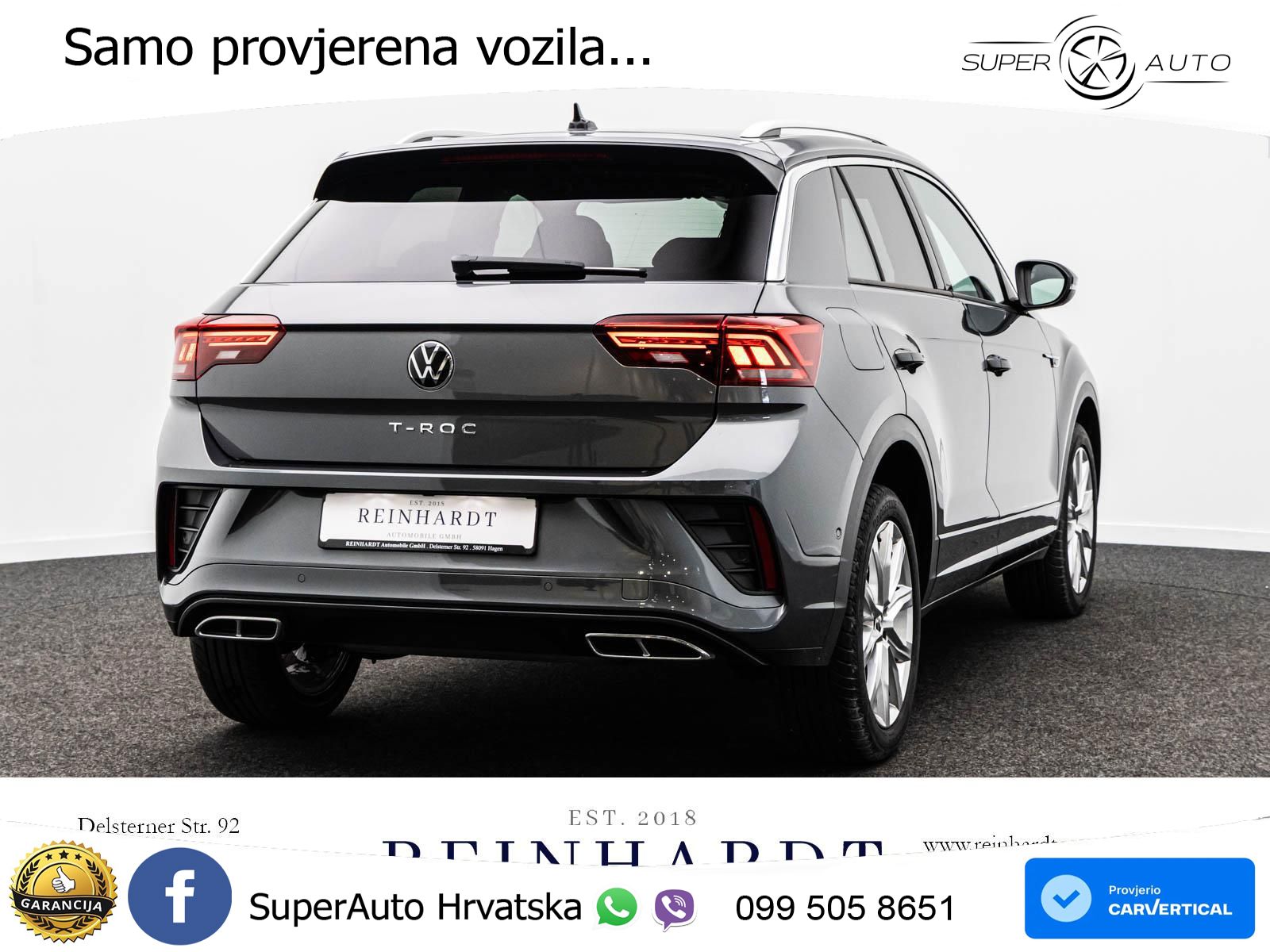 Volkswagen T-Roc I 1.5 TSI (150 KS) DSG LED+GR SJED+ACC