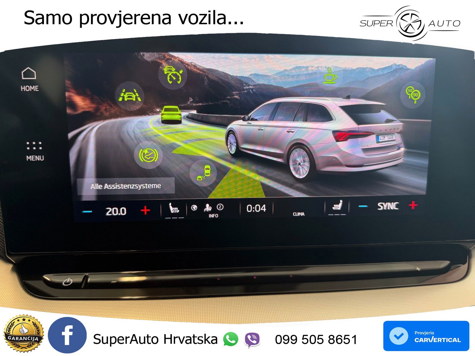 Škoda Octavia Combi 2.0 TDI (150 KS) DSG LED+GR SJED+ACC