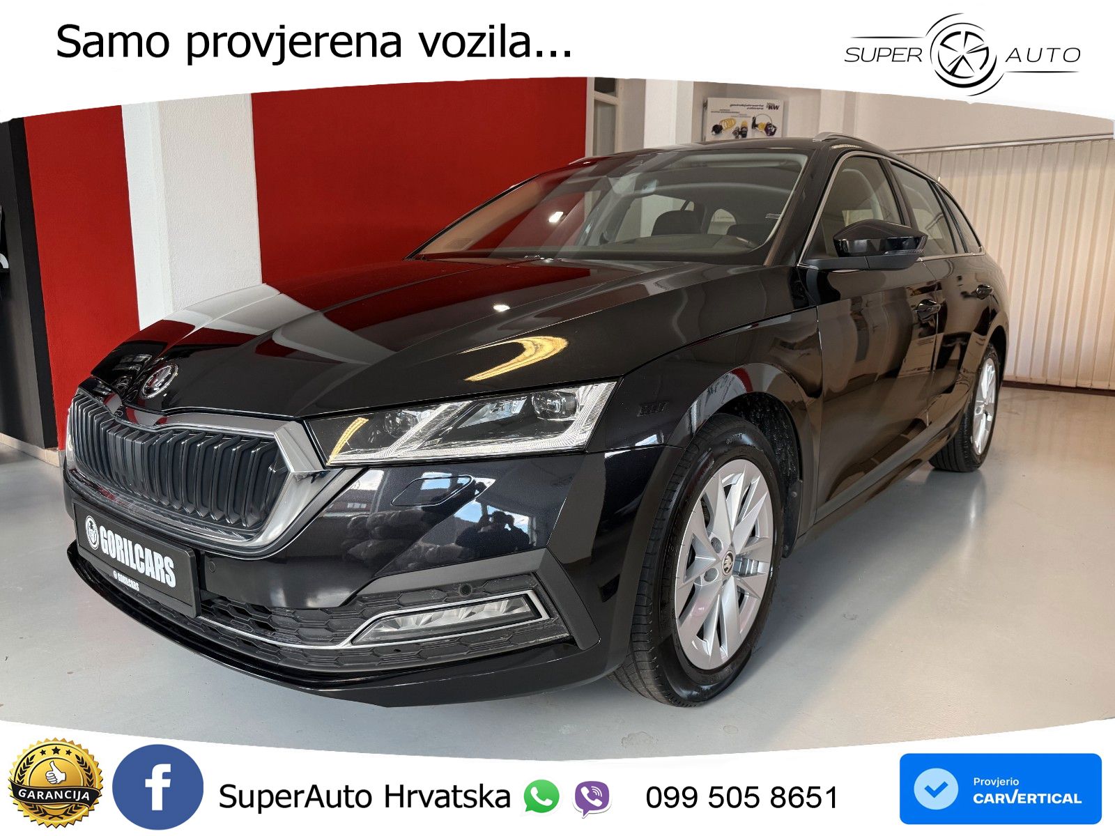Škoda Octavia Combi 2.0 TDI (150 KS) DSG LED+GR SJED+ACC
