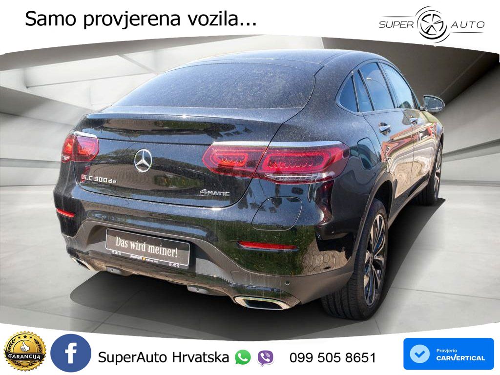 Mercedes GLC Coupe 300de (306 KS) 4MATIC 9G-TRONIC Night paket LED+GR SJED+ACC