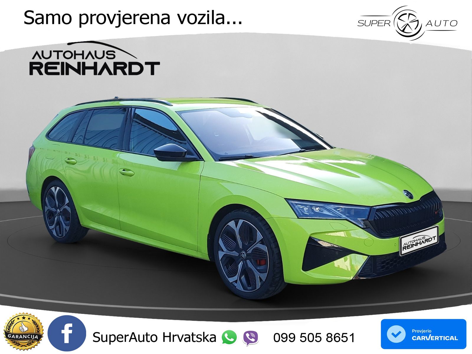 Škoda Octavia Combi RS 2.0 TSI (265 KS) DSG MATRIX+GR SJED+KAM