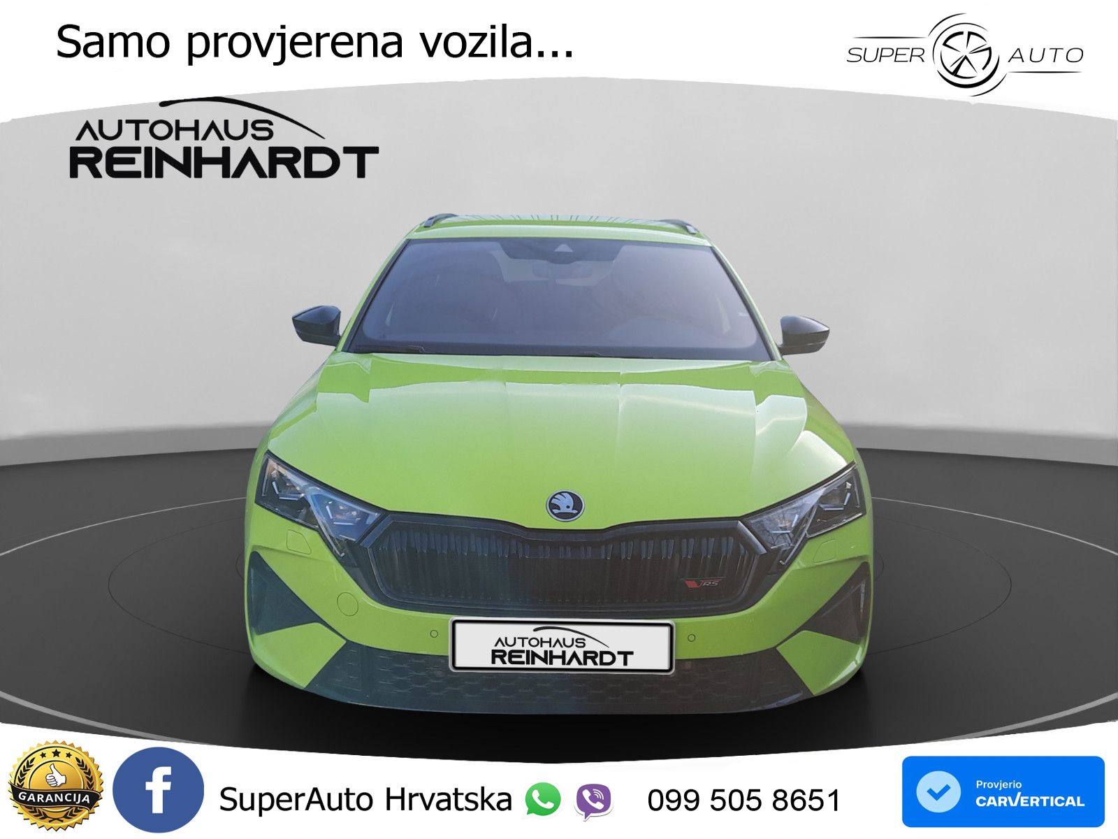 Škoda Octavia Combi RS 2.0 TSI (265 KS) DSG MATRIX+GR SJED+KAM