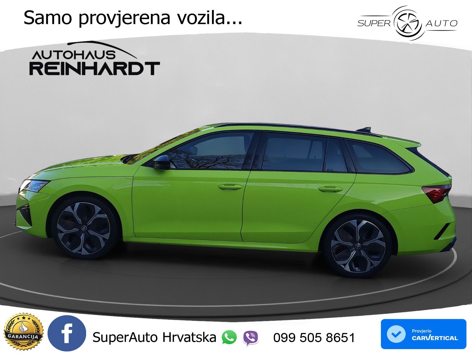 Škoda Octavia Combi RS 2.0 TSI (265 KS) DSG MATRIX+GR SJED+KAM