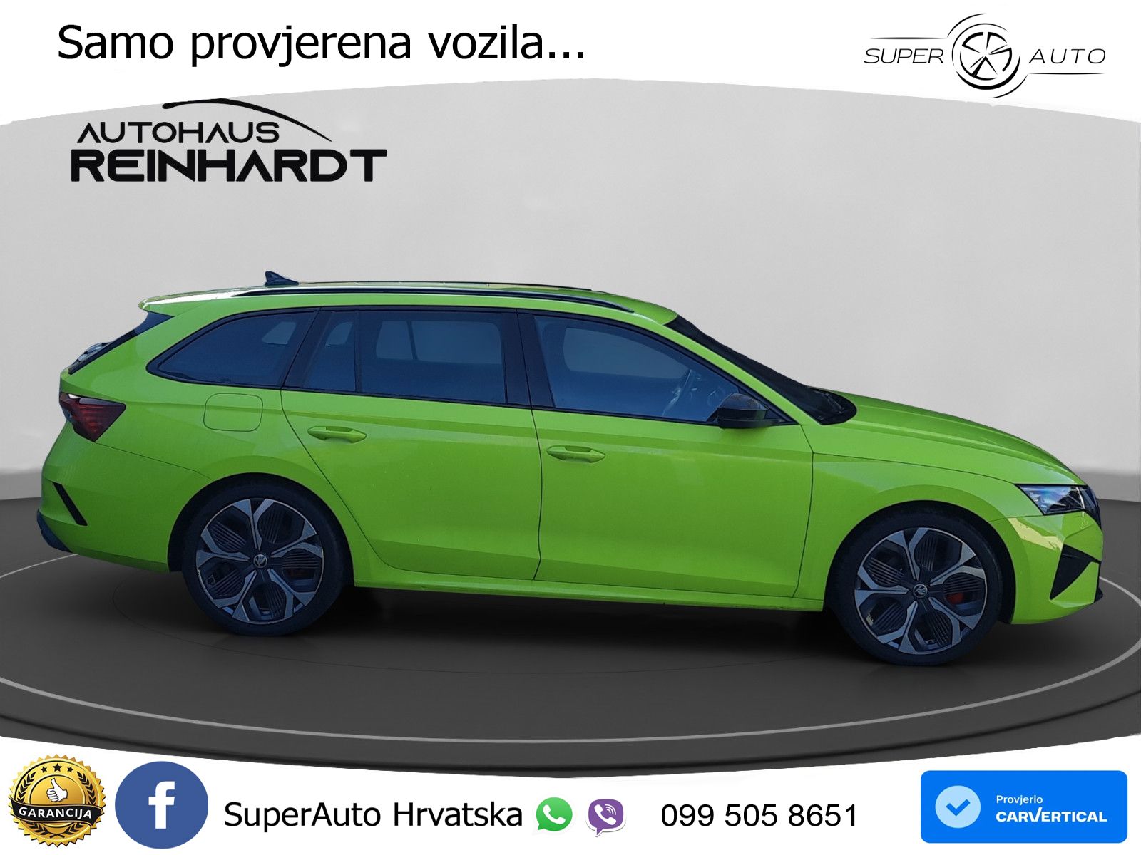 Škoda Octavia Combi RS 2.0 TSI (265 KS) DSG MATRIX+GR SJED+KAM