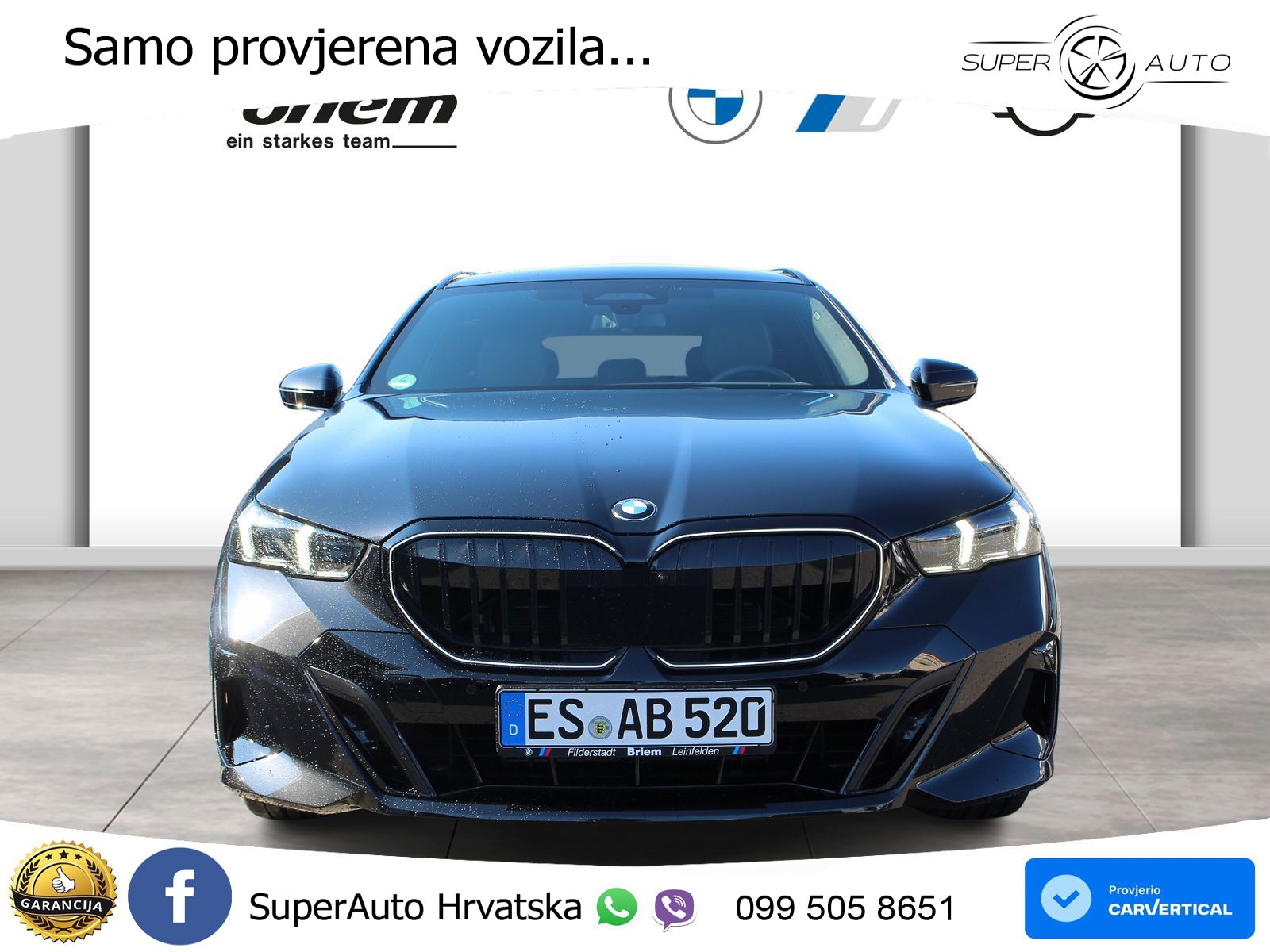 BMW 520d Touring (197 KS) Steptronic M Sport ACC+GR SJED+360+PANO