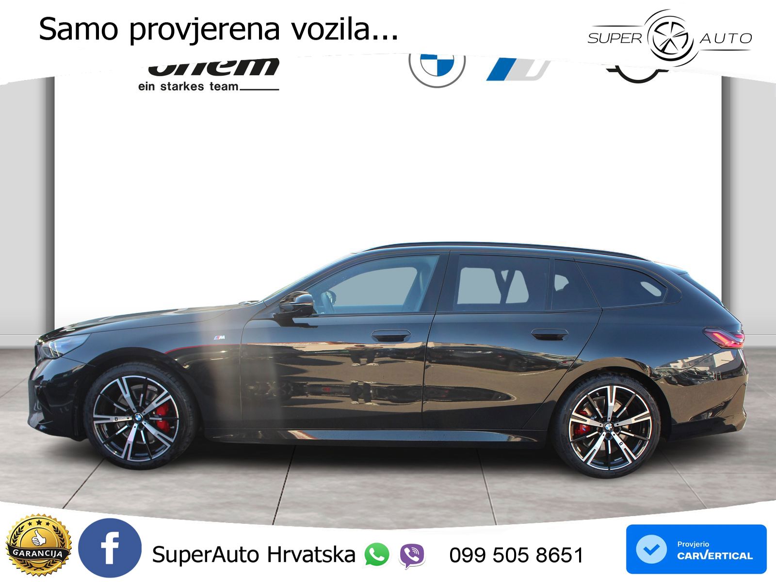BMW 520d Touring (197 KS) Steptronic M Sport ACC+GR SJED+360+PANO