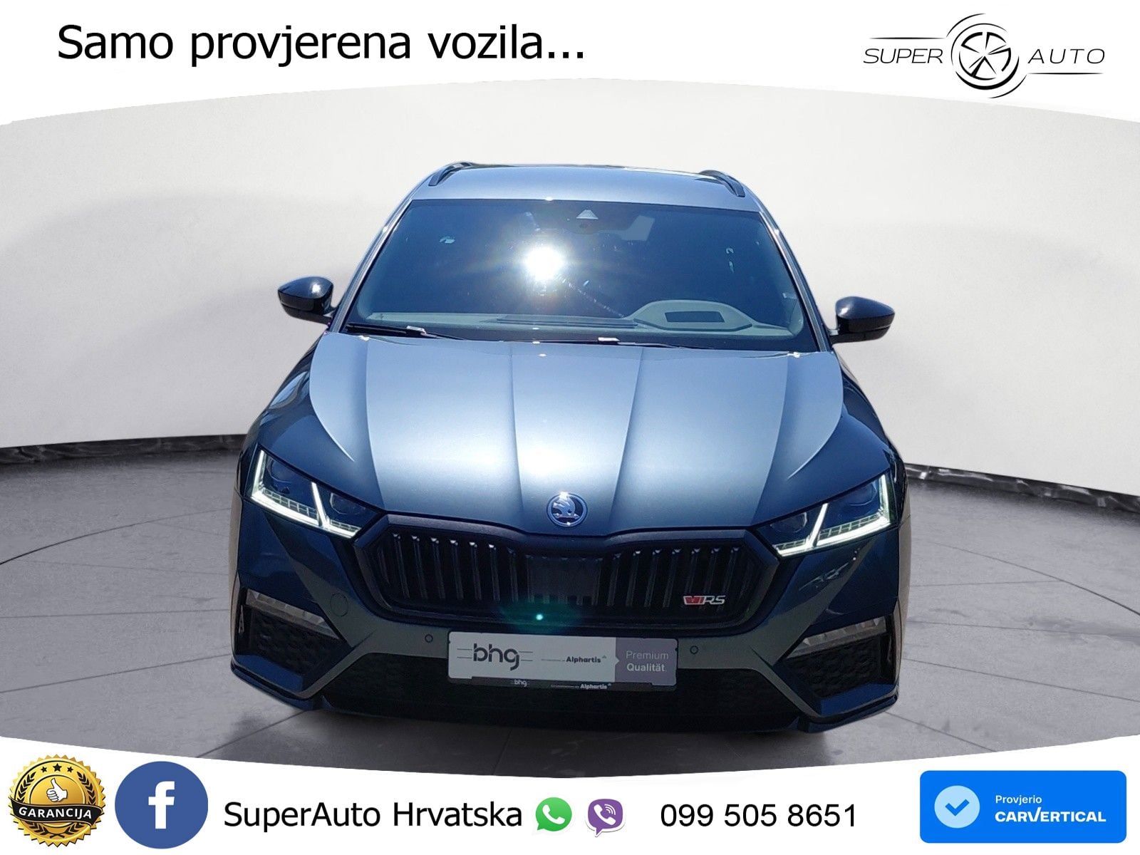 Škoda Octavia Combi RS 2.0 TDI (200 KS) DSG LED+GR SJED+ACC