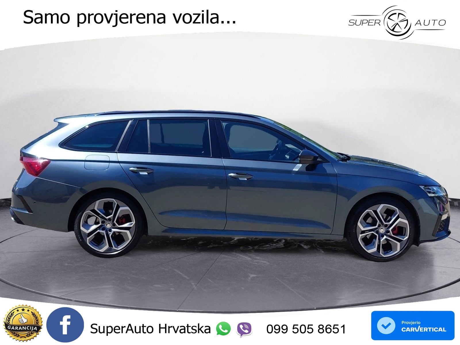 Škoda Octavia Combi RS 2.0 TDI (200 KS) DSG LED+GR SJED+ACC