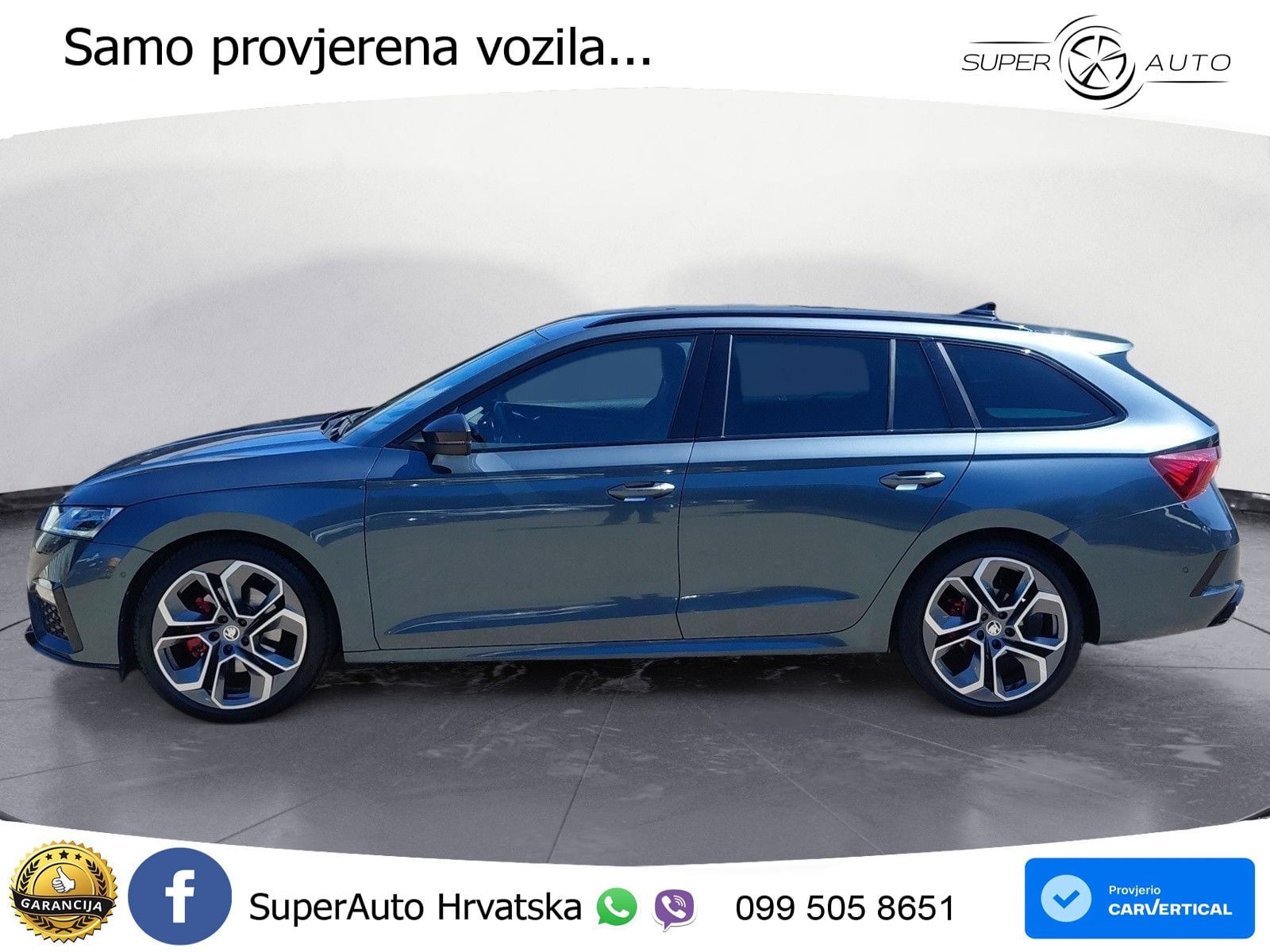 Škoda Octavia Combi RS 2.0 TDI (200 KS) DSG LED+GR SJED+ACC
