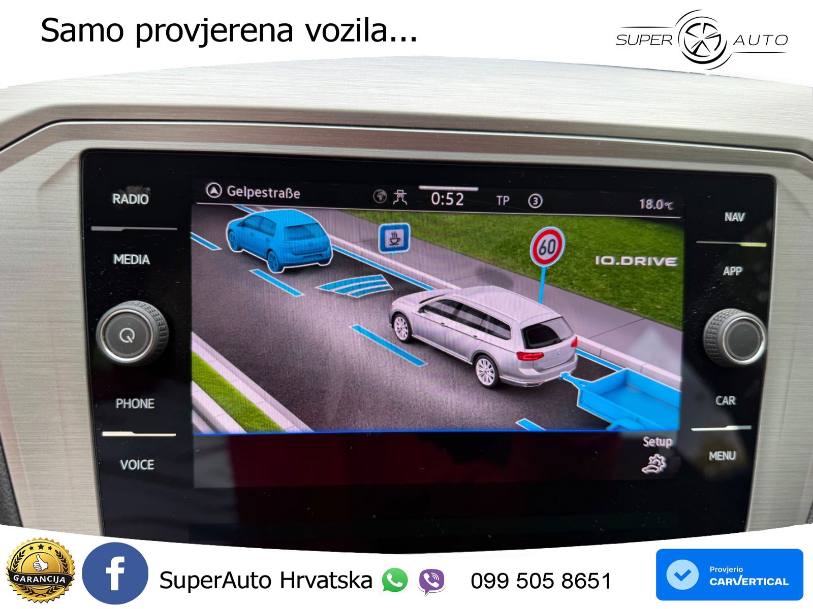 Volkswagen Passat Variant 2.0 TDI (122 KS) DSG LED+GR SJED+ACC