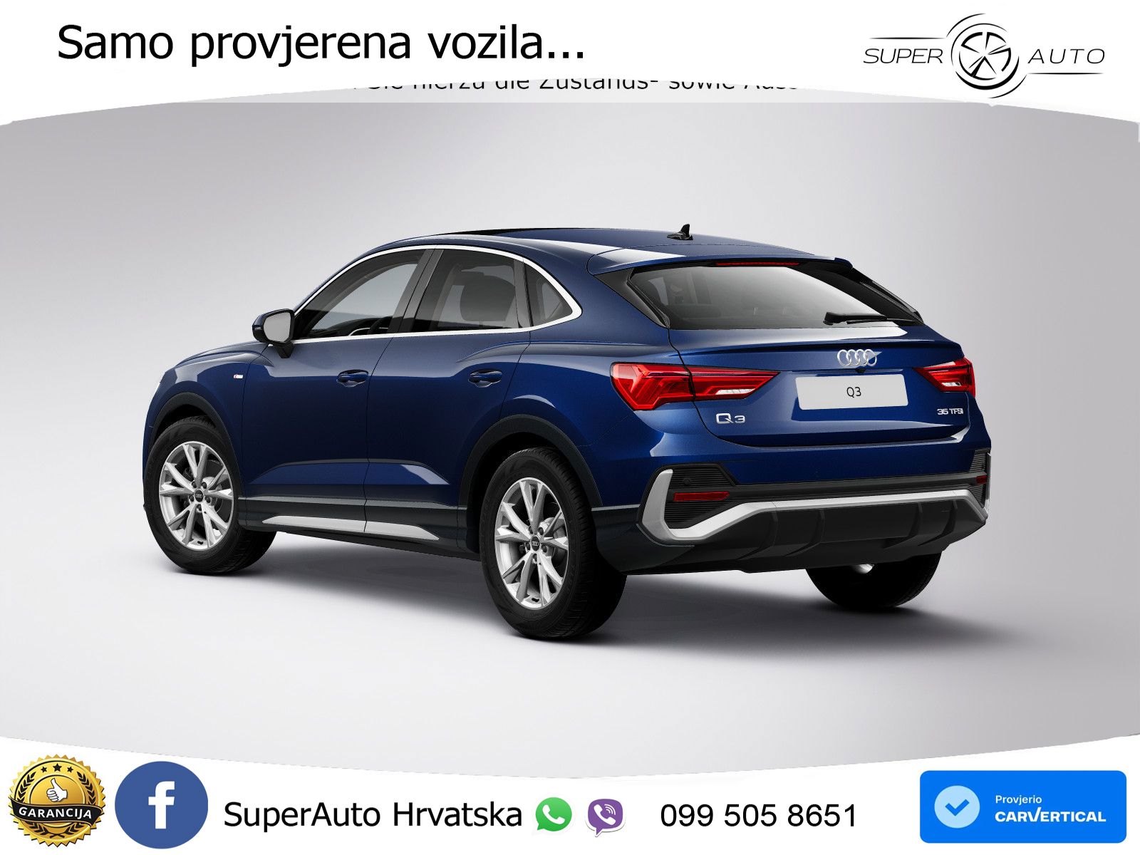 Audi Q3 II Sportback 35 TFSI (150 KS) S tronic S line