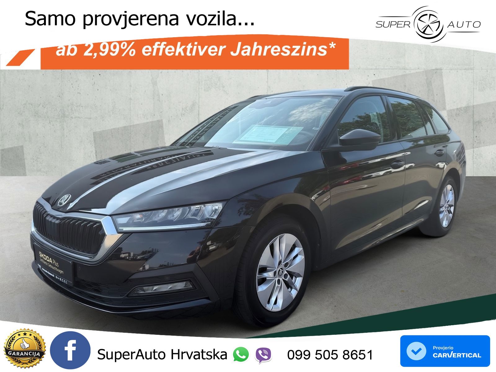 Škoda Octavia Combi 2.0 TDI (150 KS) DSG LED+GR SJED+ACC